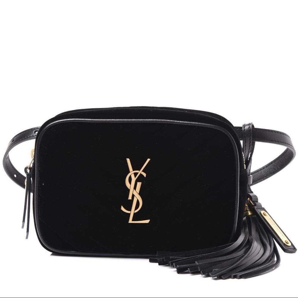 YSL
Lou Belt Bag Matelasse Chevron Velvet